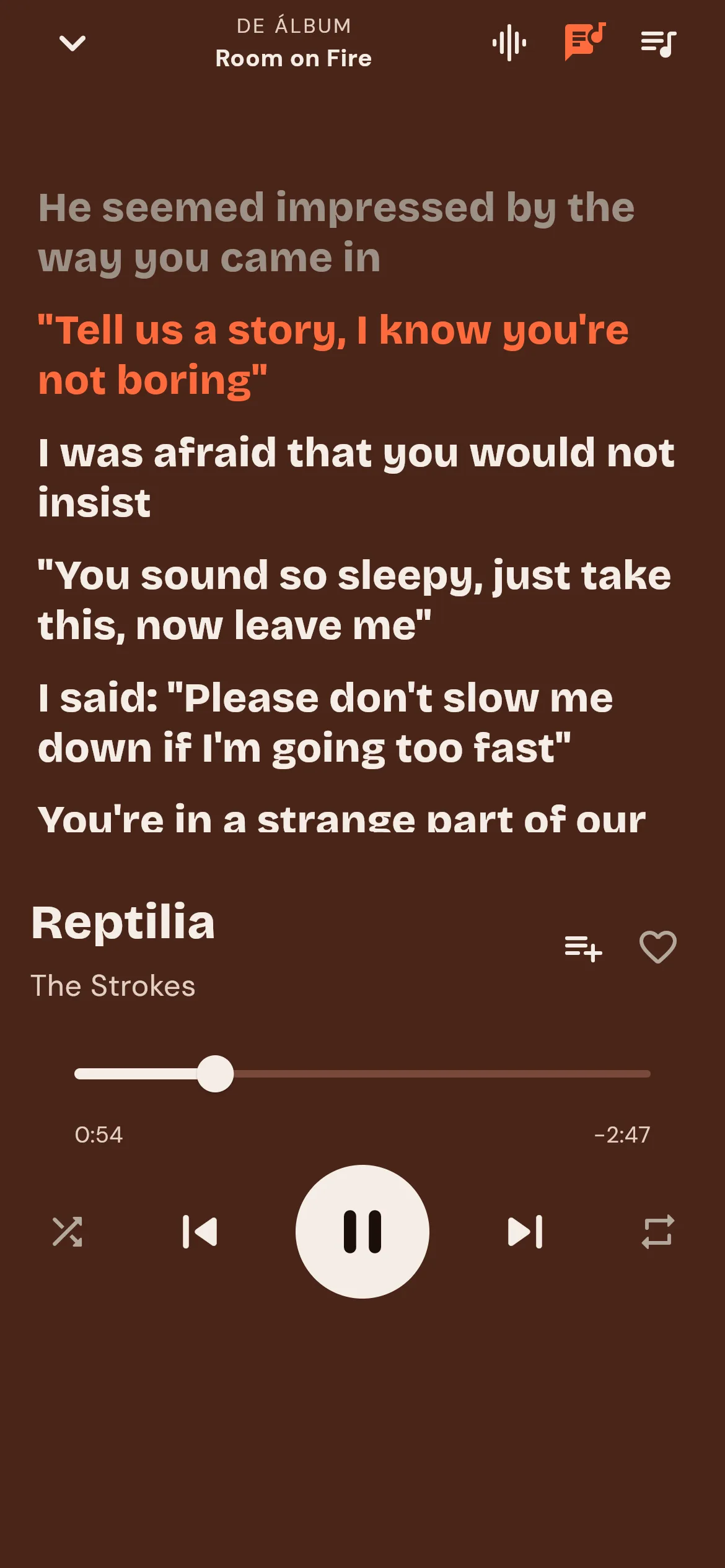La letra en el teléfono, con la línea que suena en coral